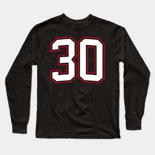 Number Thirty 30 Long Sleeve T-Shirt